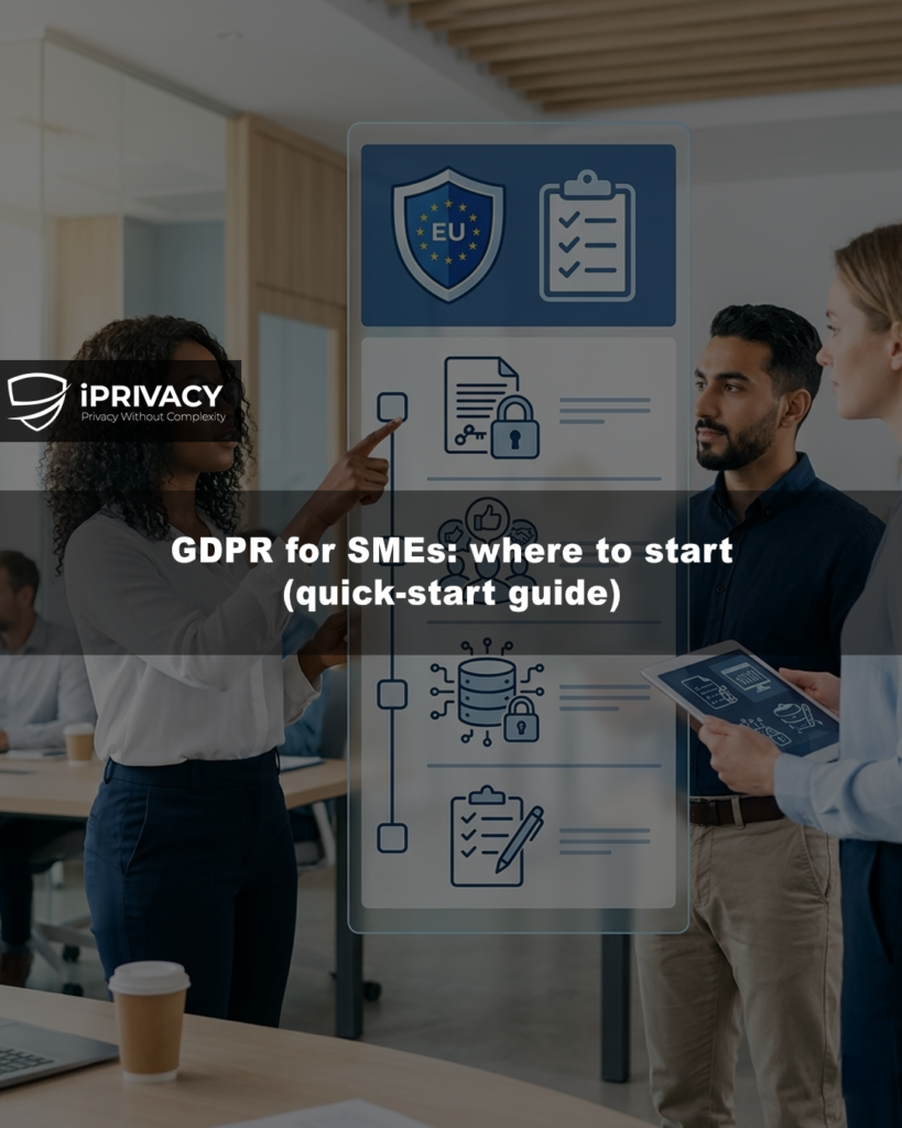 GDPR for SMEs: where to start, quick-start guide by iPrivacy.eu for small and medium-sized businesses